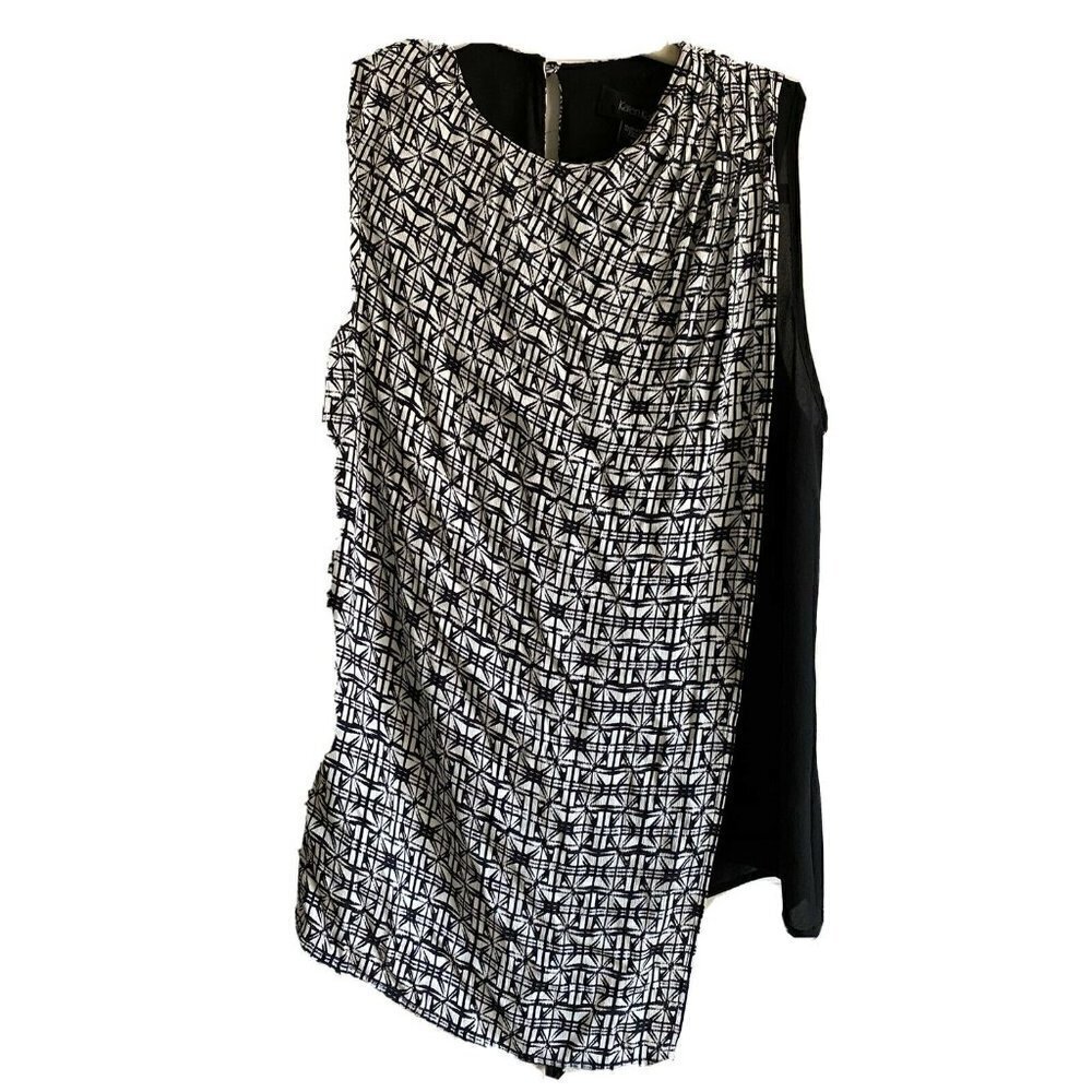 Karen Kane Women’s Small Black Asymetrical Blouse